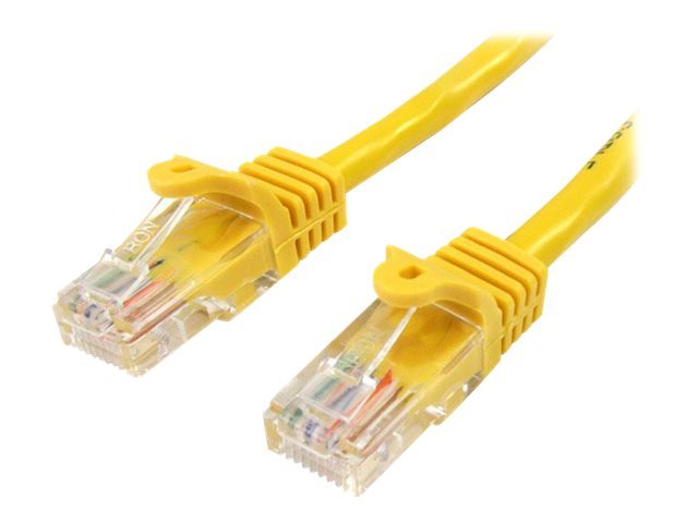 5m Yellow Snagless Cat5e Patch Cable 5m Yellow Snagless Cat5e Patch Cable